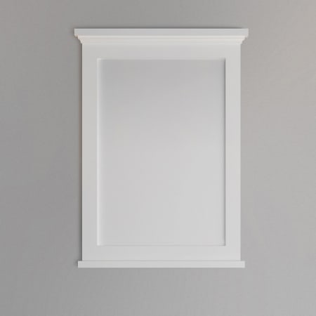A large image of the Fresca FMR2430 White Frame on Gray, Front Facing