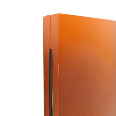 A large image of the Fresca FMR5092 Fresca-FMR5092-Close Up Corner Detail View Orange