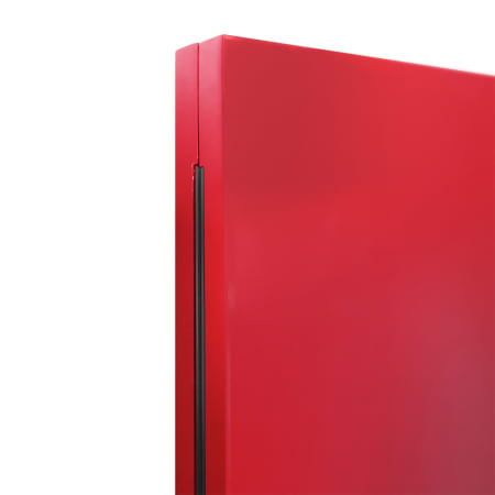 A large image of the Fresca FMR5092 Fresca-FMR5092-Close-up Closed Corner View Red