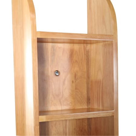 A large image of the Fresca FSF6119 Fresca-FSF6119-Shelf Detail View Natural Wood