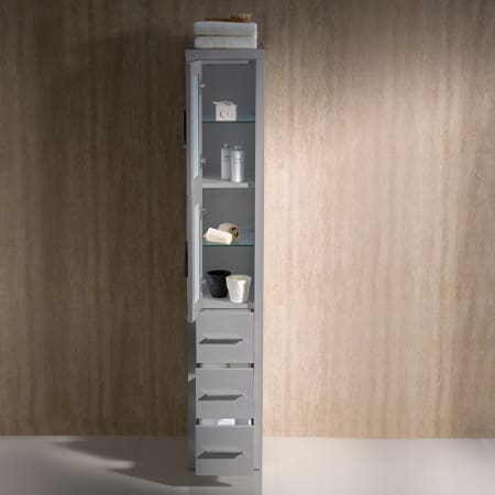 A large image of the Fresca FST6260 Fresca-FST6260-Installed View with Doors and Drawers Open