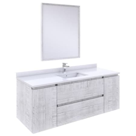 A large image of the Fresca FVN31-123012 Rustic White