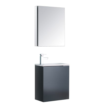 A large image of the Fresca FVN8003 Dark Slate Gray