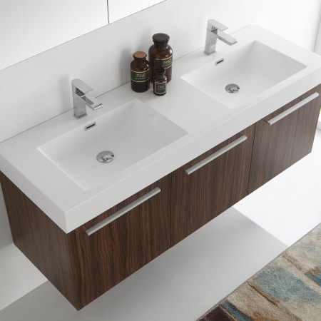A large image of the Fresca FVN8093-D Fresca-FVN8093-D-Life Style Walnut 4