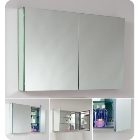 Fresca Fmc8010 Mirror 40 Double Door Frameless Medicine Cabinet