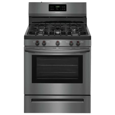 A large image of the Frigidaire FFGF3054T Black Stainless Steel