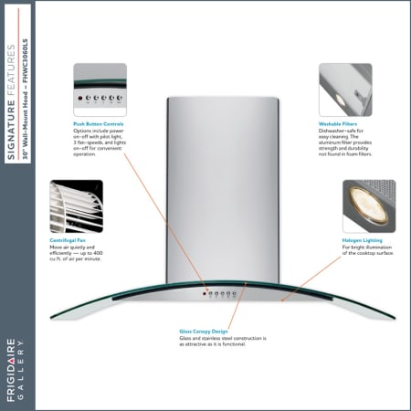 A large image of the Frigidaire FHWC3060L Alternate Image