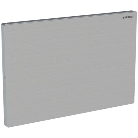 A large image of the Geberit 115.764 Brushed Stainless Steel