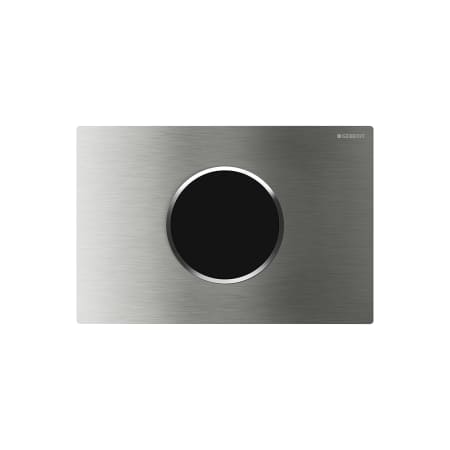 A large image of the Geberit 115.907.1 Brushed Stainless Steel / Polished Stainless Steel