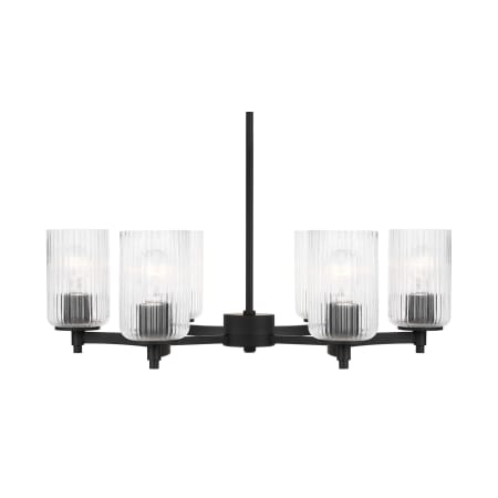 A large image of the Generation Lighting 3000606 Midnight Black