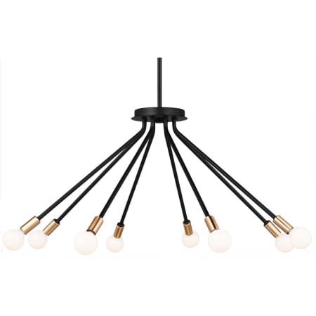 A large image of the Generation Lighting 3001208 Midnight Black