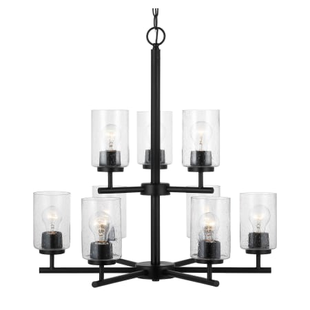 A large image of the Generation Lighting 31172 Midnight Black