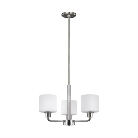 A large image of the Generation Lighting 3128803 Brushed Nickel