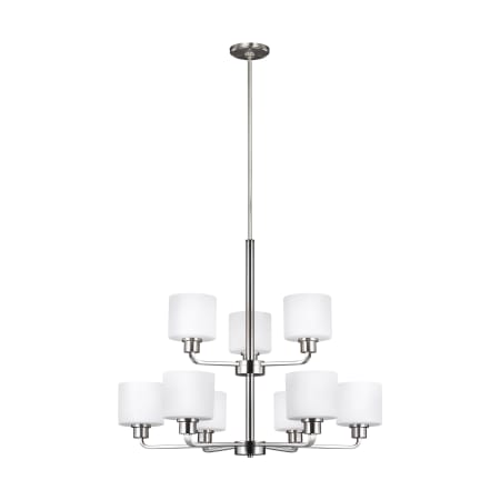 A large image of the Generation Lighting 3128809 Brushed Nickel