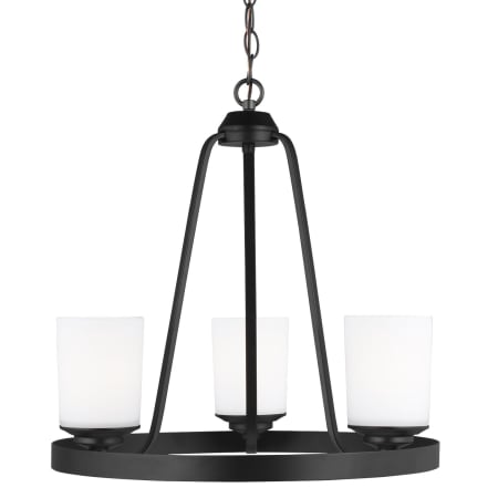 A large image of the Generation Lighting 3130703 Midnight Black