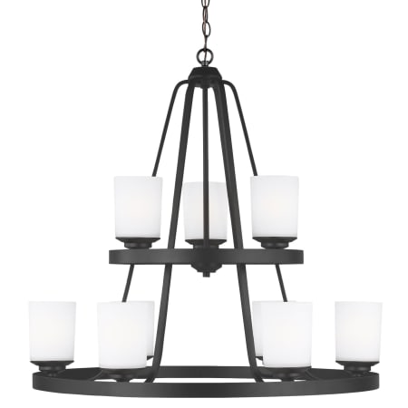 A large image of the Generation Lighting 3130709 Midnight Black
