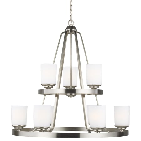 A large image of the Generation Lighting 3130709 Brushed Nickel