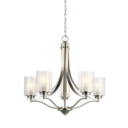 A large image of the Generation Lighting 3137305 Brushed Nickel