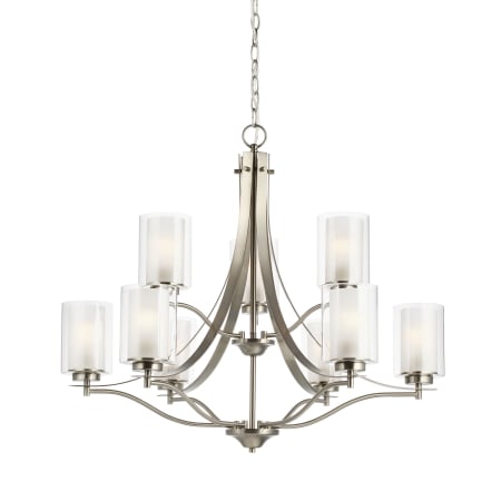 A large image of the Generation Lighting 3137309 Brushed Nickel
