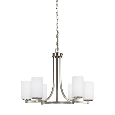 A large image of the Generation Lighting 3139106 Brushed Nickel