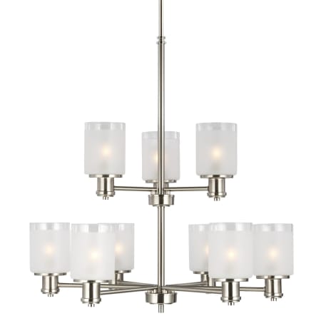 A large image of the Generation Lighting 3139809 Brushed Nickel