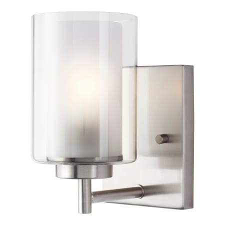 A large image of the Generation Lighting 4137301 Brushed Nickel