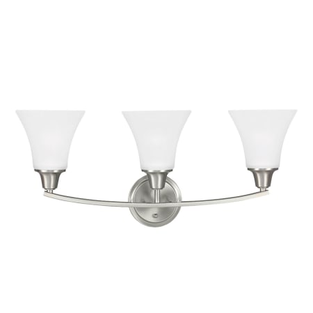 A large image of the Generation Lighting 4413203 Brushed Nickel