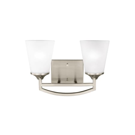 A large image of the Generation Lighting 4424502 Brushed Nickel