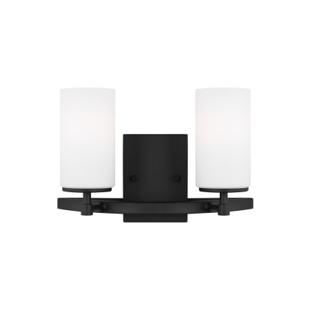 A large image of the Generation Lighting 4424602 Midnight Black