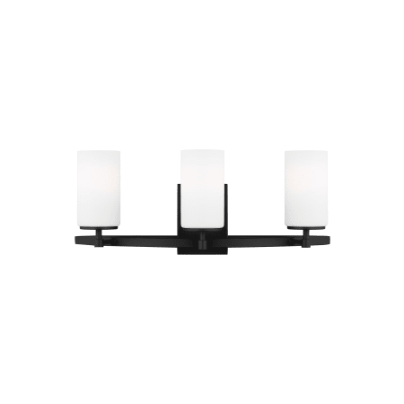 A large image of the Generation Lighting 4424603 Midnight Black