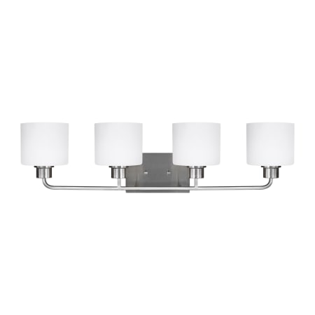 A large image of the Generation Lighting 4428804 Brushed Nickel