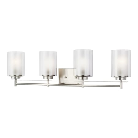 A large image of the Generation Lighting 4437304 Brushed Nickel