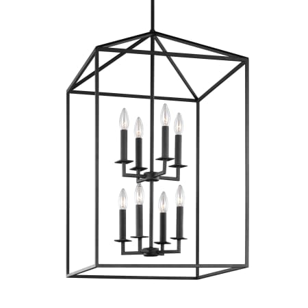 A large image of the Generation Lighting 5115008 Midnight Black