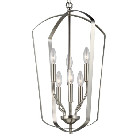 A large image of the Generation Lighting 5134906 Brushed Nickel