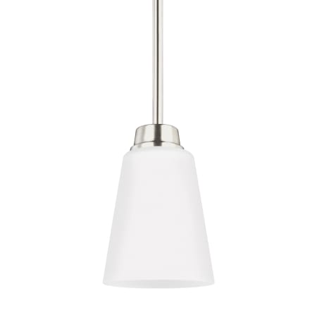 A large image of the Generation Lighting 6115201EN3 Brushed Nickel