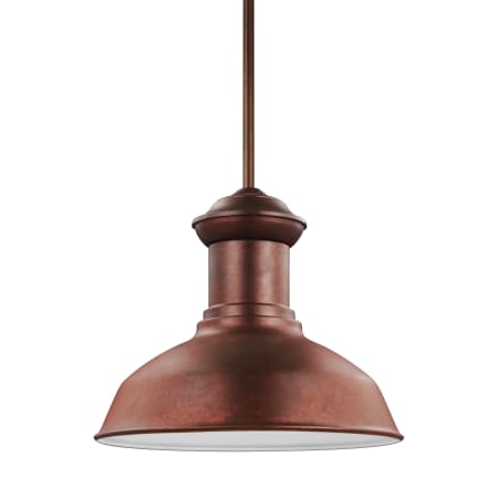 A large image of the Generation Lighting 6247701 Weathered Copper