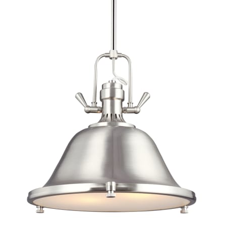 A large image of the Generation Lighting 6514402 Brushed Nickel
