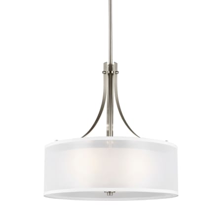 A large image of the Generation Lighting 6537303 Brushed Nickel