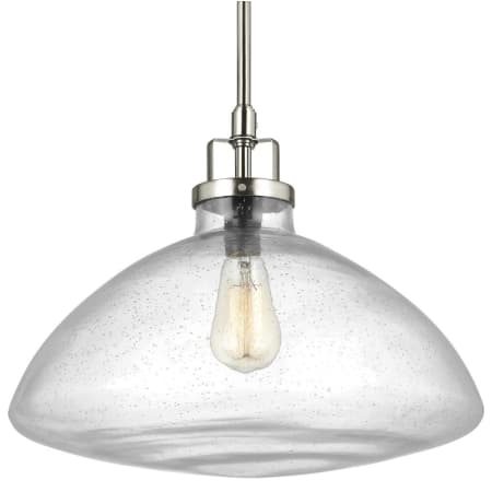 A large image of the Generation Lighting 6614501 Brushed Nickel