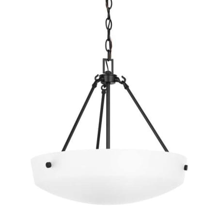 A large image of the Generation Lighting 6615203EN3 Midnight Black