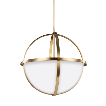A large image of the Generation Lighting 6624603 Satin Brass