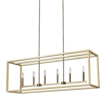 A large image of the Generation Lighting 6634506 Satin Brass