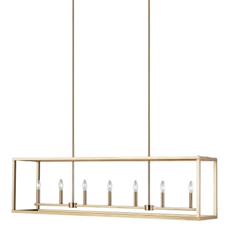A large image of the Generation Lighting 6634507 Satin Brass
