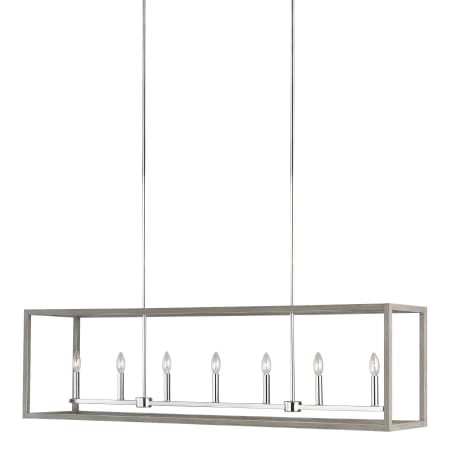 A large image of the Generation Lighting 6634507 Washed Pine