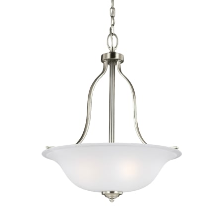 A large image of the Generation Lighting 6639003 Brushed Nickel
