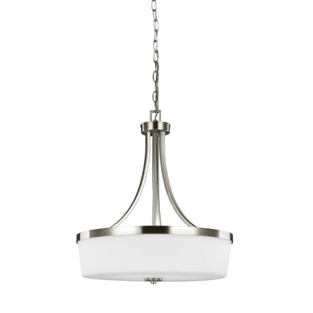 A large image of the Generation Lighting 6639103 Brushed Nickel