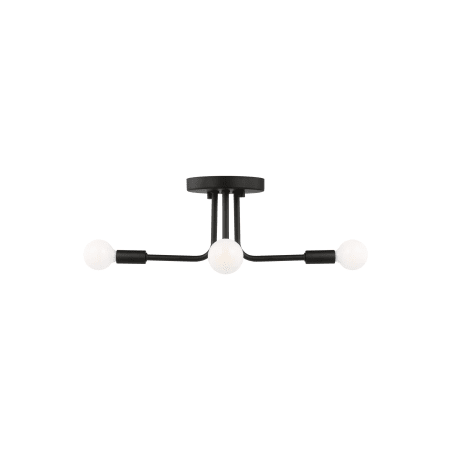 A large image of the Generation Lighting 7000204 Midnight Black