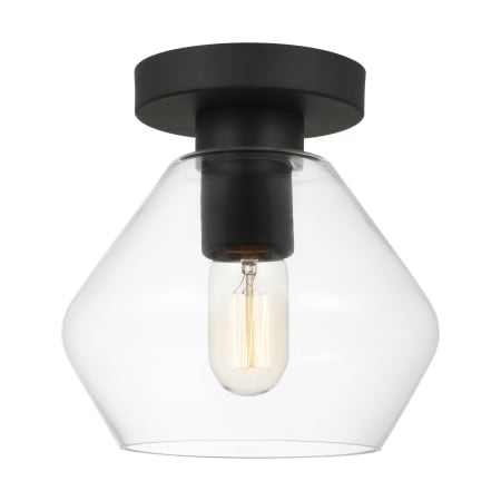 A large image of the Generation Lighting 7002401 Midnight Black