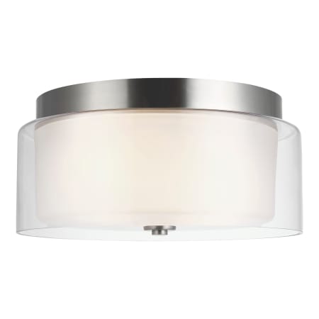 A large image of the Generation Lighting 7537302 Brushed Nickel