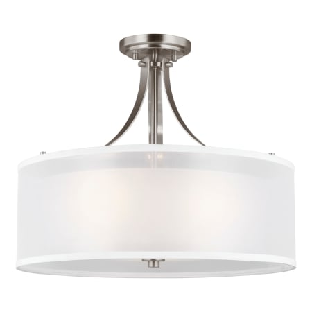 A large image of the Generation Lighting 7737303 Brushed Nickel
